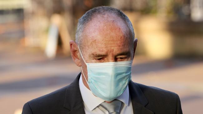 Chris Dawson pictured as he arrives at the Supreme Court. Picture: NCA NewsWire / Damian Shaw