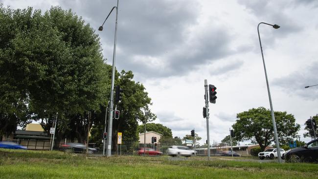 Harlaxton State School is opposite the site of a proposed McDonald's in Harlaxton, Friday, January 13, 2023. Picture: Kevin Farmer