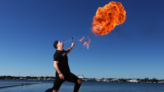 He can also breathe fire. Photograph: Jason O'Brien