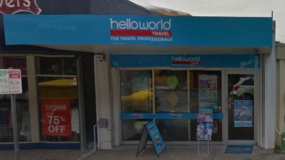 The team at Helloworld Travel Redcliffe have been serving the community for 30 years, however they will close their Sutton St shop this weekend in the hope that working remotely will save their business as it deals with the impact of COVID-19 on the industry. Picture: Google Maps