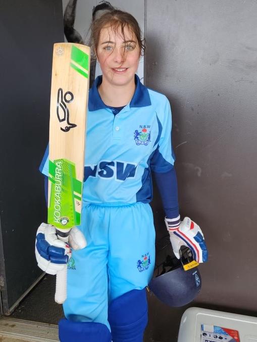 Ava Gaughan representing NSW at last year’s primary school championships in Ballarat. Photo: supplied.