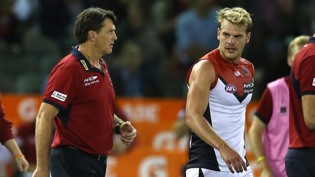 Jack Watts spoke to Paul Roos when weighing up his playing future. Picture: Wayne Ludbey