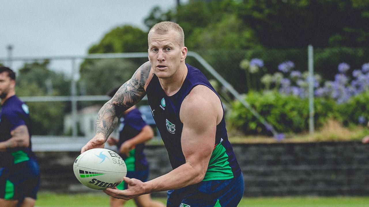 Mitch Barnett at Warriors training. Picture: Warriors.kiwi