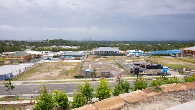 Construction at Skyridge estate in Worongary. Picture: Supplied