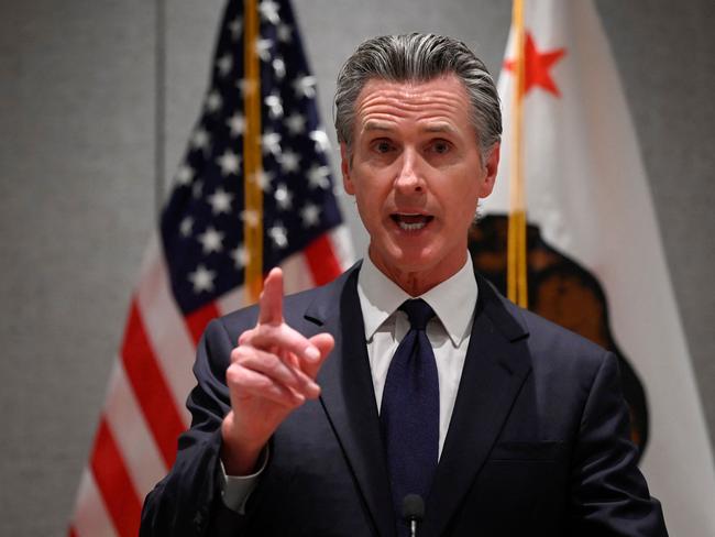 Governor of California Gavin Newsom. Picture: AFP