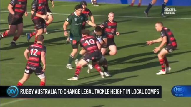 Rugby Australia to change legal tackle height