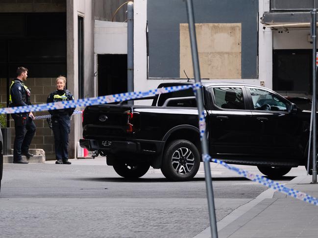 Mohammed Keshtiar came a cropper outside his South Yarra gym. Picture: Luis Enrique Ascui