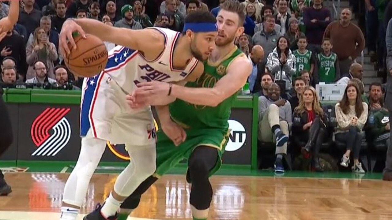 The Celtics hacked Simmons. It didn't work.