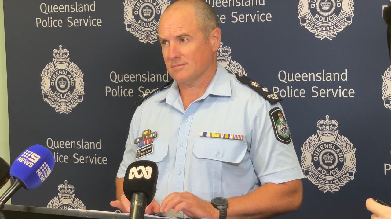 Gold Coast Superintendent Brett Jackson said police were still in the dark as to what had occurred. Picture: Charlton Hart