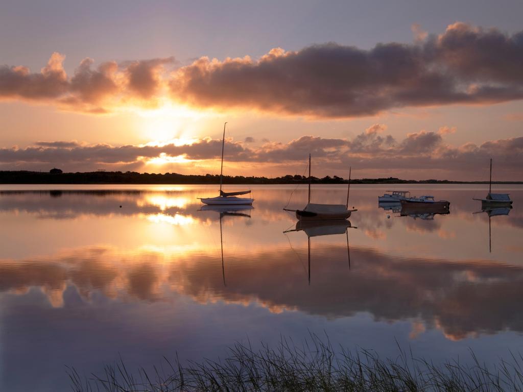 Sunrise, Goolwa, South Australia. Picture: Graham Scheer/SATCRoy Eccleston, Escape, Rivers End Goolwa