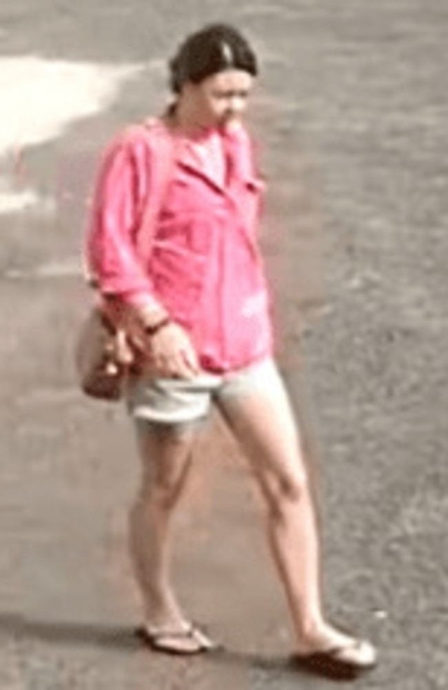 Tayla Spies was last seen wearing a fluorescent pink long sleeve shirt and light-coloured shorts, however may have changed into a white shirt with purple writing and Mimco shoulder bag since. Photo: Supplied