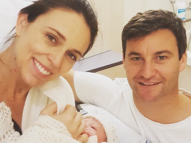 Jacinda Ardern has given birth to a baby girl. Picture: Instagram