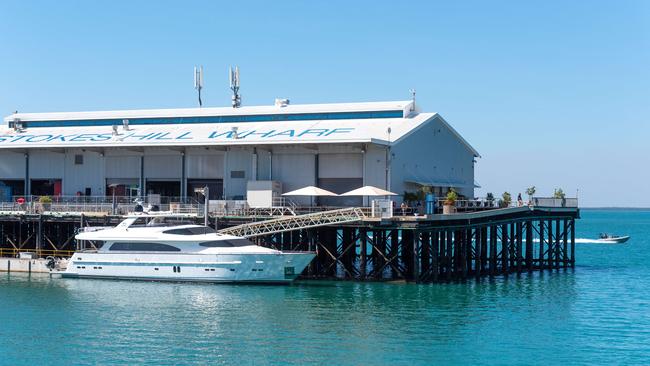 Stokes Hill Wharf, Darwin Waterfront. Picture: Che Chorley