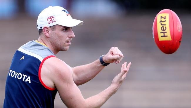 Brodie Smith has his sights set on returning to the Crows this season. Picture: Calum Robertson