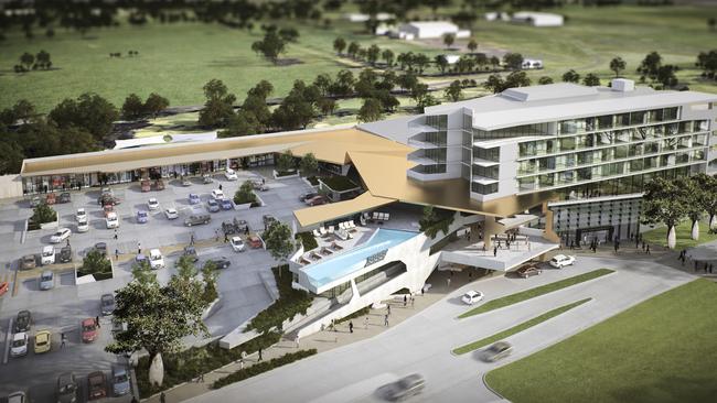 How the second stage of the Eatons Hill Hotel development will look.