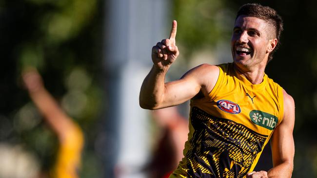 Will Liam Baker re-sign at the Tigers?. Picture: Richmond FC