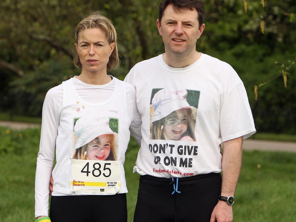 Kate and Gerry McCann pictured in 2011, they have never given up hope of finding their daughter. Picture: Dominic Lipinski / POOL / AFP