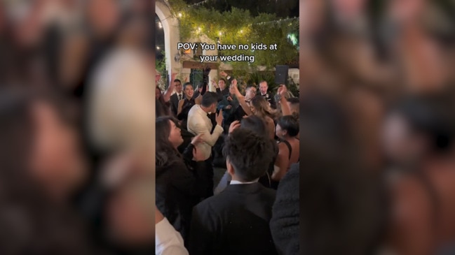 Bride goes viral with adults-only wedding