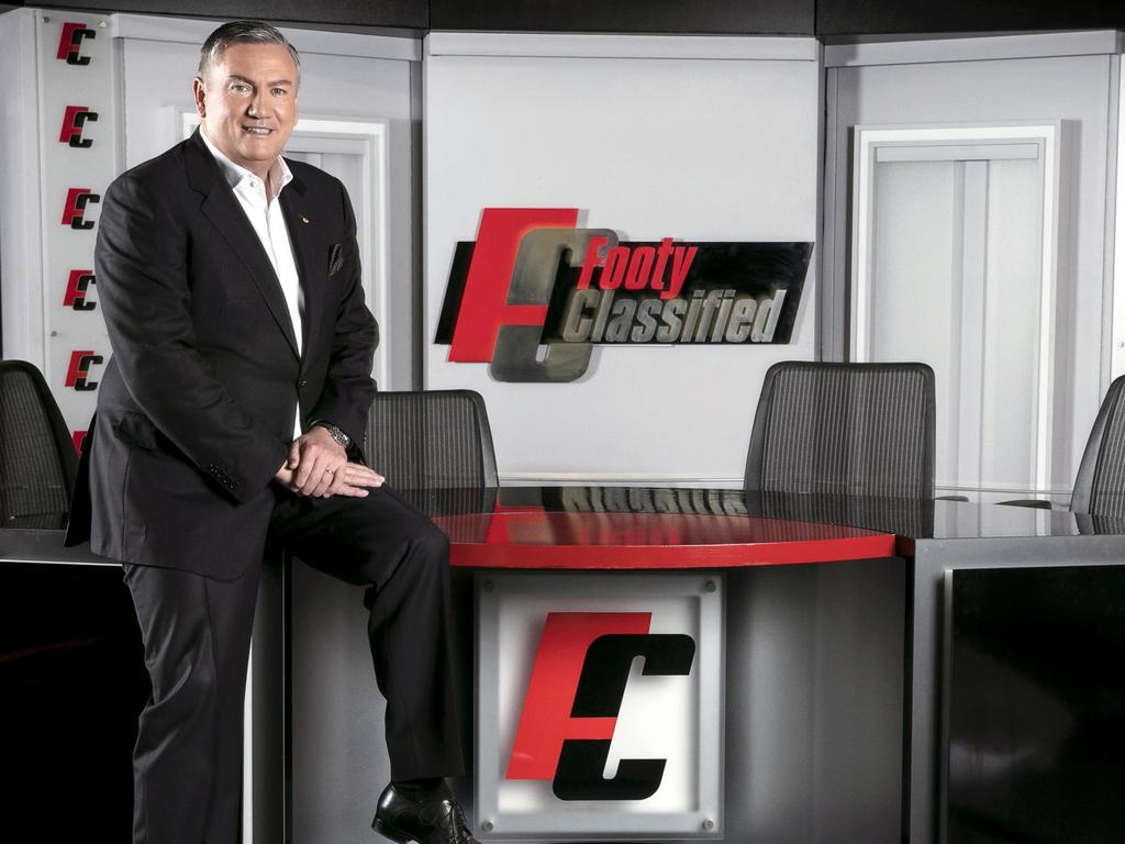 Eddie McGuire’s Footy Classified will now be on Tuesday.