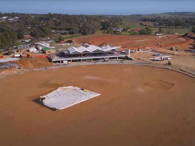 Barossa Park mid-construction. Picture: The Barossa Council