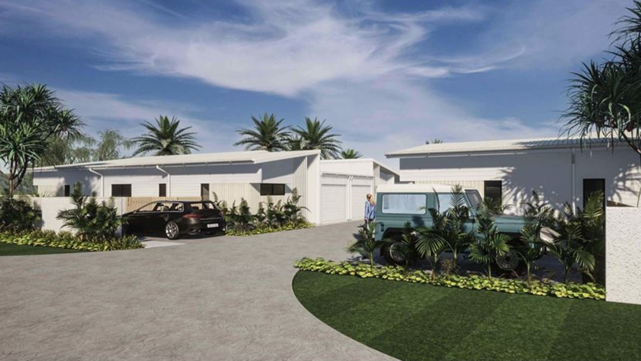 Four buildings will be developed as duplexes and another two units will be delivered as freestanding homes.