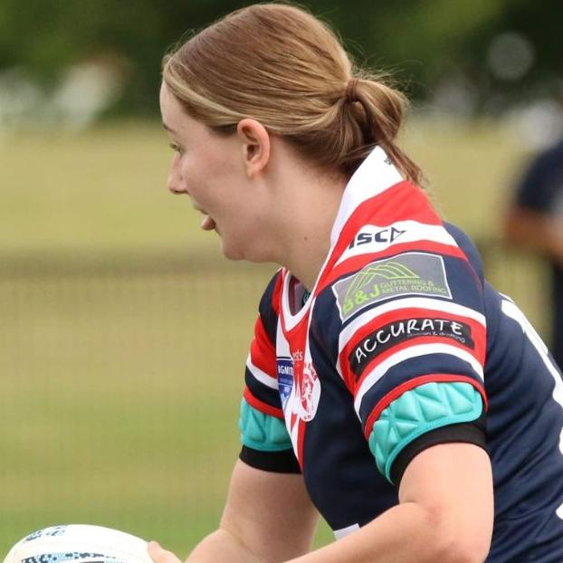 Hayley Campbell crossed for Camden’s only try. Picture: Warren Gannon Photography.