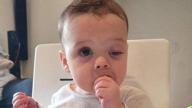 Baby Wally was diagnosed with a rare form of cancer that developed behind his eye. Picture: Supplied via NCA NewsWire