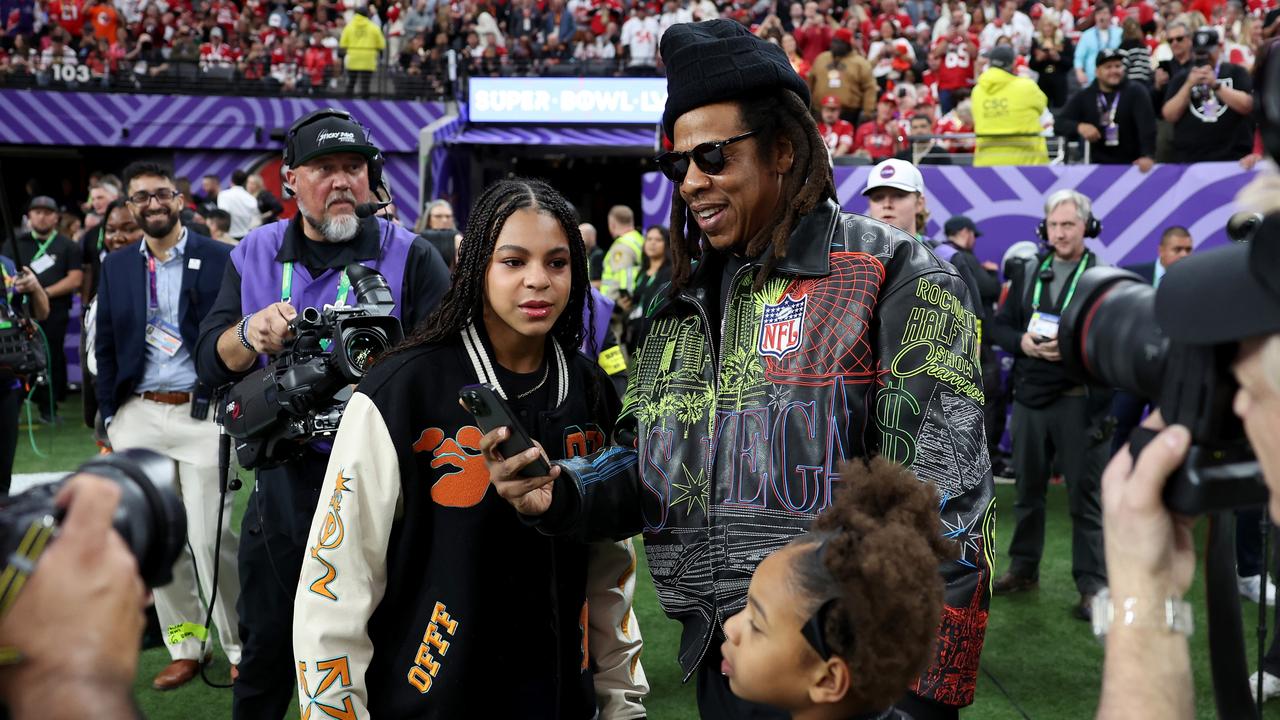 Jay Z and Blue Ivy Carter. Picture: Ezra Shaw/Getty Images