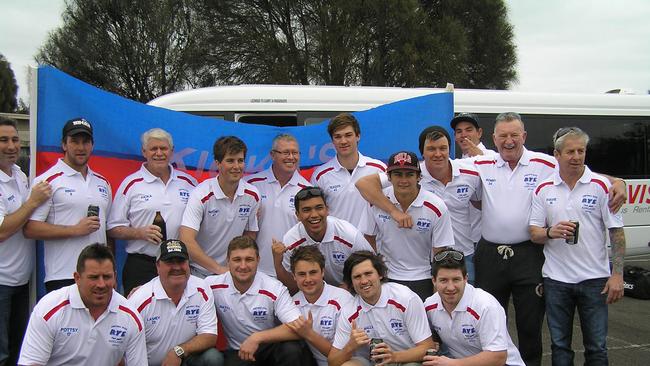 Mick O'Rourke and his Rye clubmates in 2014.