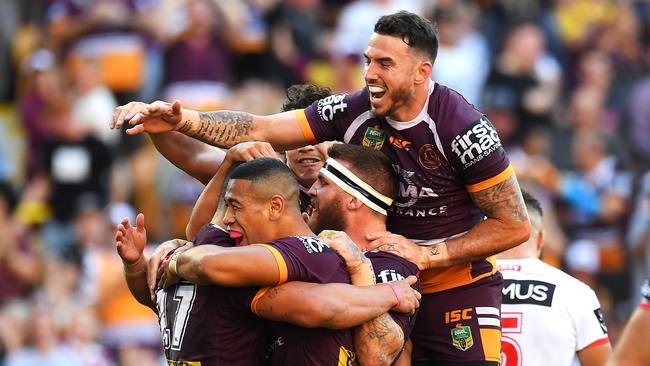 It took Brisbane until late in the season to secure a home final. Photo by Albert Perez/Getty Images.