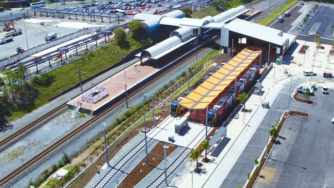 The Helensvale transit terminal