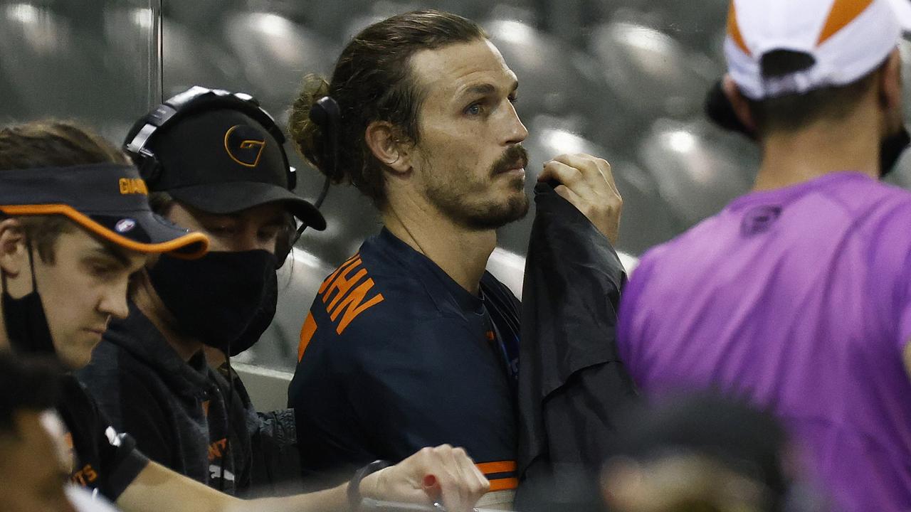 Phil Davis wasn’t picked for Friday night’s clash with the Tigers. Picture: Daniel Pockett/Getty Images