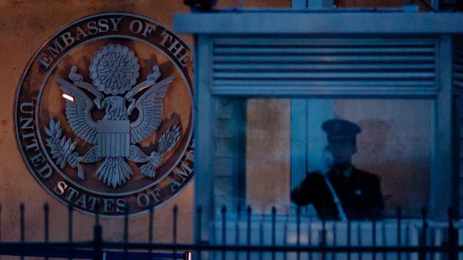 The US Embassy in China has sent out a second alert about unexplained health issues in two weeks. Picture: AFP