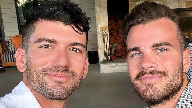 Luke Davies (left) and Jesse Baird (right) were allegedly murdered by NSW police officer Beau Lamarre-Condon. Picture: Instagram