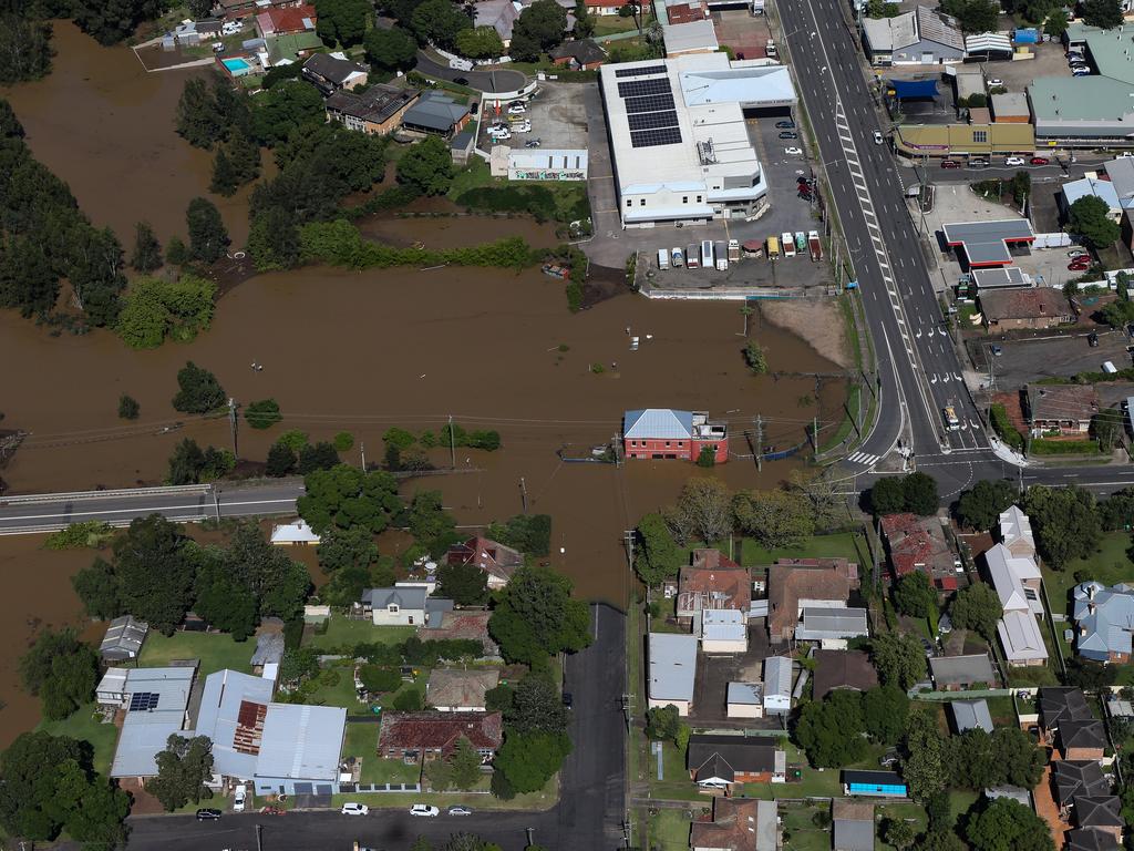 An Aerial view of Windsor in the Western Sydney region. Picture: NCA NewsWire / Gaye Gerard