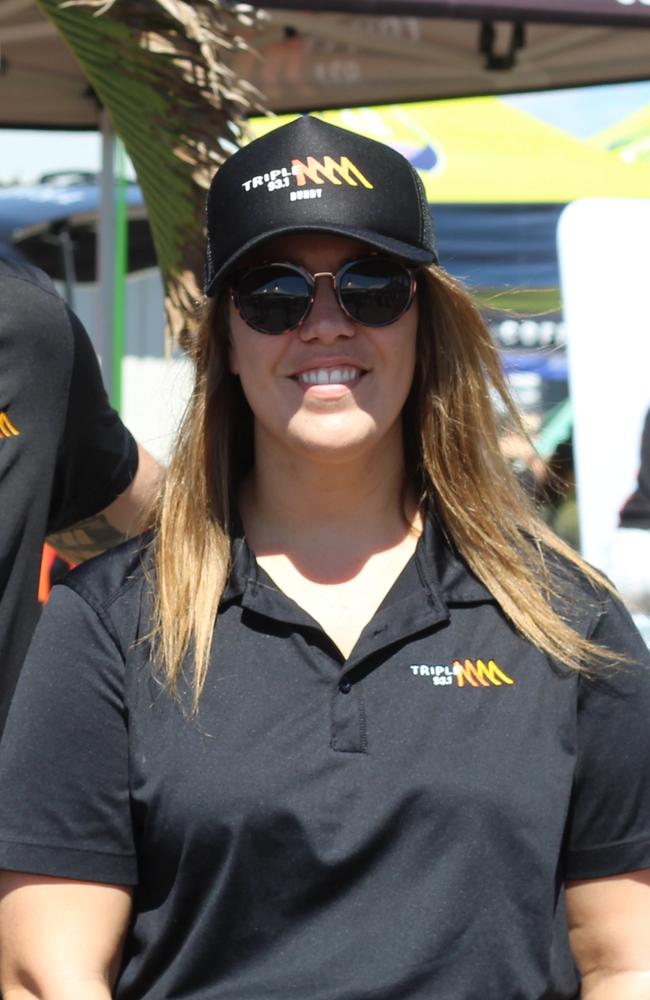 Julia Greenhalf from Triple M at the Bundaberg Port Marina precinct.