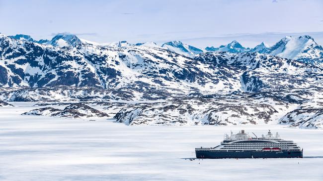 An expedition cruise delves deep into the destination, with much of the eye candy located out the window. Picture: Ponant/Supplied.