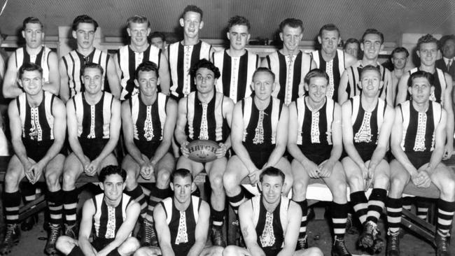  Port Adelaide football team in 1951, minus the ‘prison bars’. 