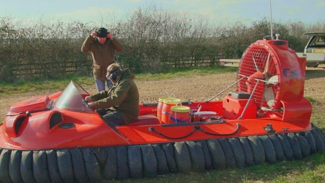 Jeremy Clarkson tried using a hovercraft for crop spraying.