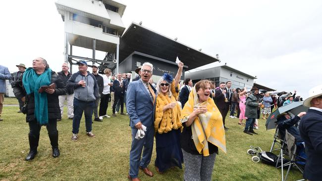 Geelong Cup - crowds and celebrations during the running of the cup.
