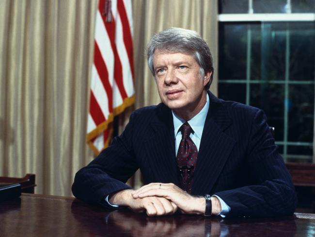 (Original Caption) President Carter is about to address the nation from the White House on his energy proposals.