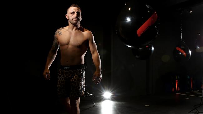 Wollongong fighter Alex Volkanovski is challenging for the UFC featherweight title in Las Vegas next month. Picture: Toby Zerna