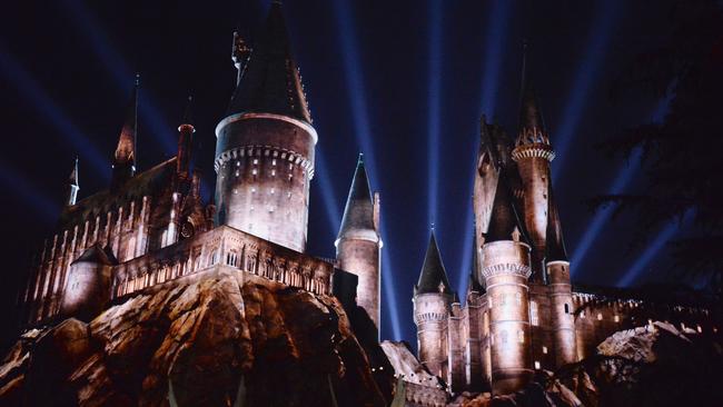 Harry Potter theme parks have sprung up around the world, including this one in Southern California. Picture: Getty