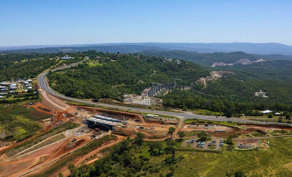 FILE PHOTO: The Toowoomba Second Range Crossing from the air. . Picture: Above Photography PTY LTD