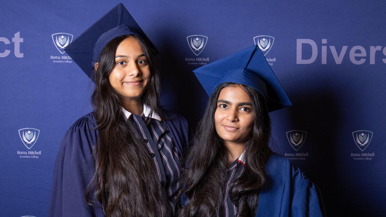 Roma Mitchell Secondary College Graduation at the Adelaide Town Hall. Picture: Ben Clark