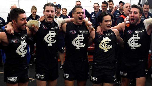 Three Word Analysis. For Round 13. Every club analysed. Carlton players here. (AAP Image/Dave Hunt)