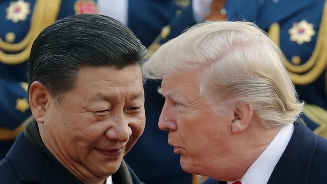 Donald Trump says he received a “beautiful letter” from Chinese President Xi Jinping. Pic: AP