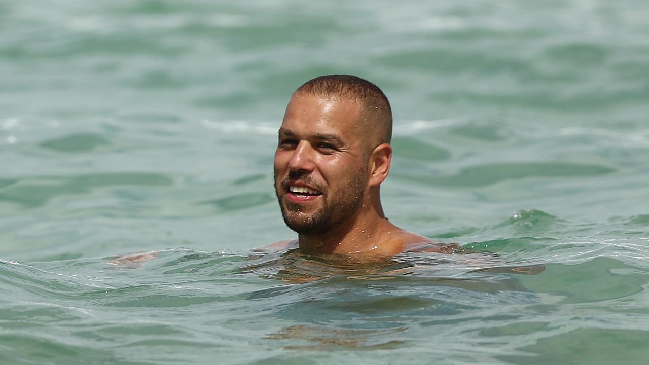 Lance Franklin continues to make progress from a calf injury. Picture: Getty Images