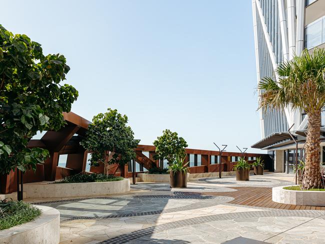 The award winning Jewel outdoor space, by Landscape Solutions QLD