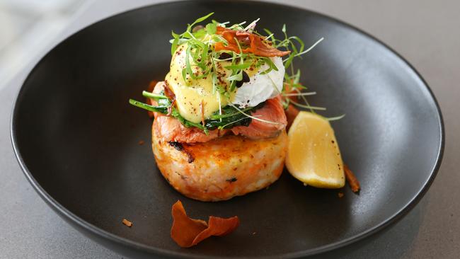 Diplomat’s potato roesti dish with hollandaise. Picture Rebecca Michael.